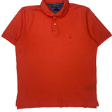 Tommy Hilfiger Polo Shirt - XL Red Cotton