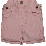 Age 18 Months Carhartt Striped Overalls - 3XS Pink Cotton