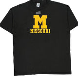 Single Stitch Missouri Galt Sand College T-Shirt - XL Black Cotton