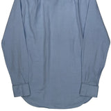 Polo By Ralph Lauren Slim Fit Shirt - Small Blue Cotton