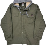 Dickies Jacket - 2XL Green Cotton Blend