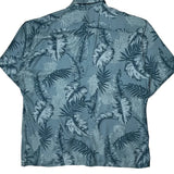 Campia Moda Floral Hawaiian Shirt - XL Blue Viscose