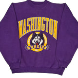University Of Washington Huskies Galt Sand College Sweatshirt - Medium Purple Cotton Blend