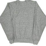 90'S Blank Made In USA Tultex Sweatshirt - Large Grey Cotton Blend