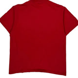Nike T-Shirt - Medium Red Cotton