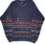 Unbranded Sweater - XL Navy Cotton