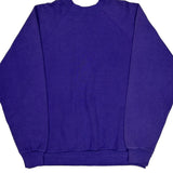 1990'S Blank Made In USA Tultex Sweatshirt - XL Purple Cotton