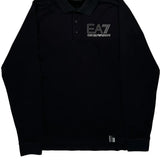 Emporio Armani Polo Shirt - Small Black Cotton