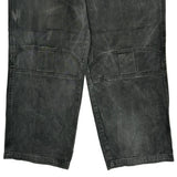 North Peak Double Knee Jeans - 36W 30L Grey Cotton