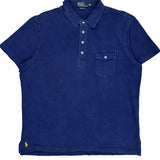Polo By Ralph Lauren Polo Shirt - XL Blue Cotton