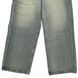 Unbranded Wide Leg Jeans - 32W 29L Acid Wash Denim