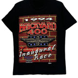 Brickyard 400 Unbranded Single Stitch T-Shirt - Medium Black Cotton