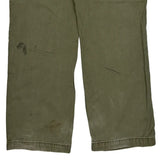Carhartt Double Knee Carpenter Pants - 30W 30L Green Cotton