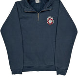 Carhartt 1/4 Zip - Medium Blue Cotton Blend