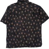 Batik Bay Hawaiian Shirt - Large Black Viscose