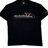 Las Vegas Harley Davidson Graphic T-Shirt - Large Black Cotton