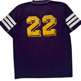 Oconomowoc Adidas Football Shirt - Large Purple Polyester