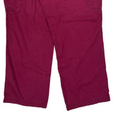 Carhartt Cargo Pants - XL Red Cotton Blend
