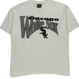Single Stitch Chicago White Sox Signal Sports Graphic T-Shirt - XL White Cotton