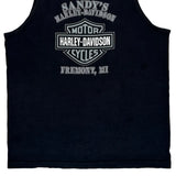 Legendary Harley Davidson Tank Top - XL Black Cotton