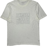 Original Brand Lacoste Graphic T-Shirt - XL White Cotton Blend