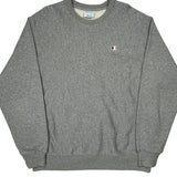 Reverse Weave Champion Sweatshirt - Large Grey Cotton