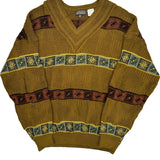 Bugatchi Sweater - Large Multicoloured Acrylic
