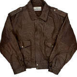 Stuart Mcguire Leather Jacket - XL Brown Leather