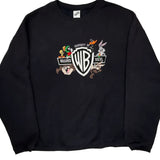 Warner Bros Cartoon Sweatshirt - XL Black Cotton