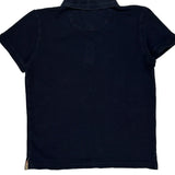 Age 10 Burberry Polo Shirt - Medium Navy Cotton
