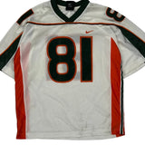 Nike Jersey - Small White Polyester