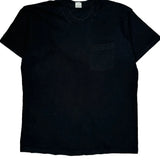 Blank Fruit Of The Loom Single Stitch T-Shirt - 2XL Black Cotton