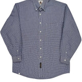 Tommy Hilfiger Checked Shirt - Medium Blue Cotton