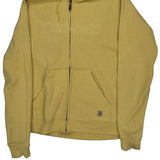 Carhartt Hoodie - Large Yellow Cotton Blend