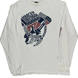 Shiawassee Harley-Davidson Birch Run, Mi Harley Davidson Graphic Long Sleeve T-Shirt - Large White Cotton