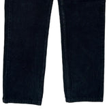 502 Levis Cord Trousers - 28″ Waist Black Cotton