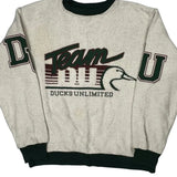 Ducks Unlimited Sweatshirt - XL Cream Cotton Blend