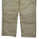 Carhartt Double Knee Carpenter Trousers - 36W 30L Beige Cotton