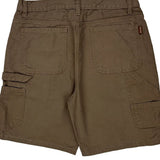 Wolverine Cargo Shorts - 34W 10L Brown Cotton