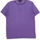 Polo By Ralph Lauren Polo Shirt - XL Purple Cotton
