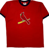 St. Louis Cardinals Nike Mlb T-Shirt - Large Red Cotton