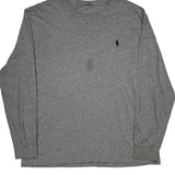 Polo By Ralph Lauren Long Sleeve T-Shirt - 2XL Gray Cotton