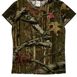 Mossy Oak Camo T-Shirt - Medium Camo Polyester