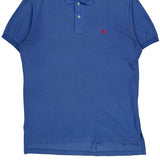 Polo By Ralph Lauren Polo Shirt - Large Blue Cotton