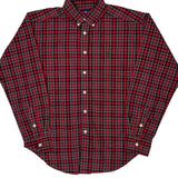 Age 10-12 Ralph Lauren Checked Shirt - Medium Red Cotton