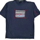 Nyc Sean John Graphic T-Shirt - 2XL Blue Cotton
