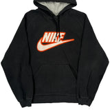 Nike Spellout Hoodie - Medium Black Cotton