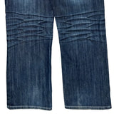 Mark & Dutch Contrast Stitch Jeans - 34W 31L Dark Wash Cotton