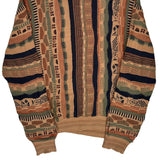 Unbranded Striped Sweater - Large Multicoloured Cotton