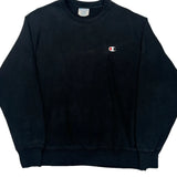 Reverse Weave Champion Sweatshirt - Large Black Cotton
